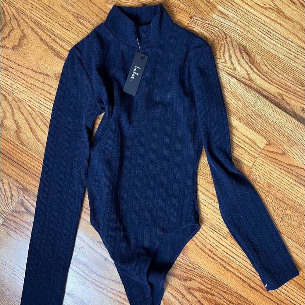 Lulu's Midnight Blue Bodysuit NWT - Picture 6 of 6